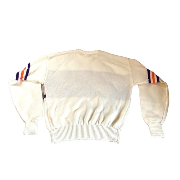 Vintage 80s Cliff Engle Cleveland Cavs XL Sweater White - Picture 6 of 7